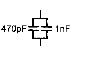 Parallel capacitors