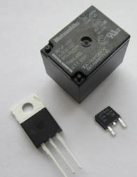 Mosfets and relay