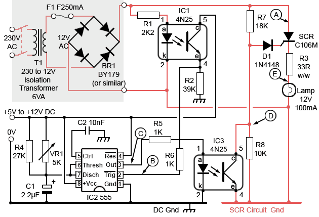 SCR Level Triggering Circuit