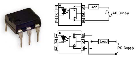 Using a dual MOSFET Solid State Relay for switching A.C. or D.C.