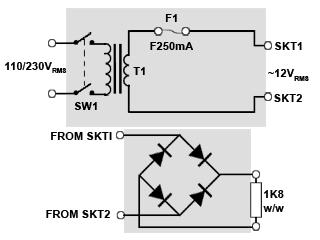Low voltage SCR supply