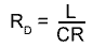 Dynamic Resistance formula