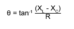 Finding the phase angle using reactance and resistance