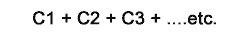 Formula for parallel capacitors